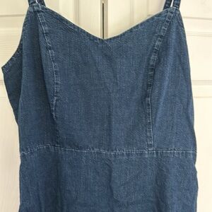 Adorable ON mini jean dress